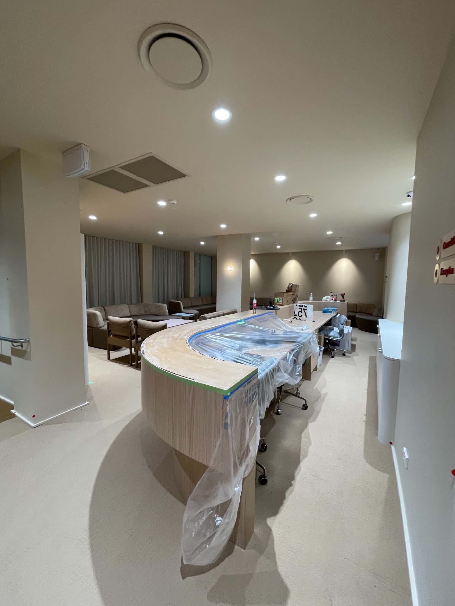 Completed interior fitout by North Point Contracting